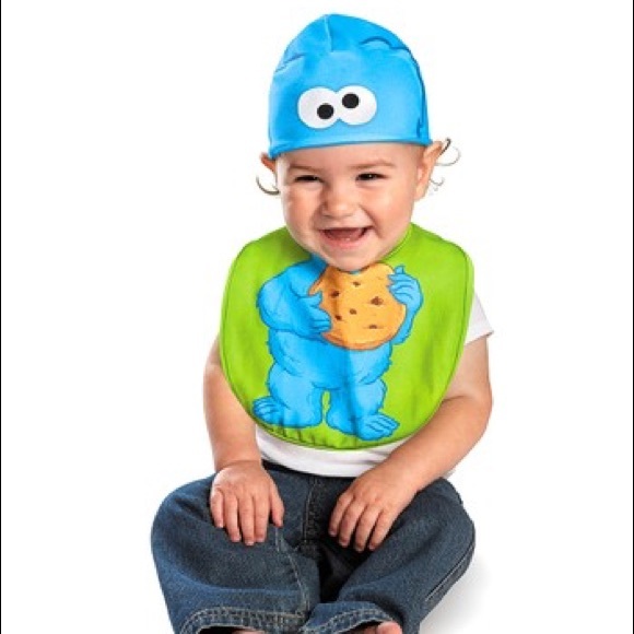 Sesame Street Other - New Set of 2 Sesame Street Bib & Hats.